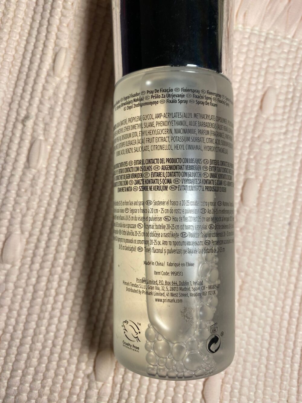 Primark Makeup Setting Spray - Image 2